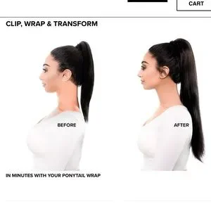 BELLAMI | Accessories | Bellami Faux Wrap Ponytail 8g 24  display picture 3